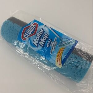 Clorox Roller Mop Refill Cleaning Sponge Blue Antimicrobial Protection